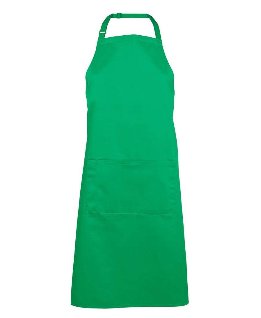Jb's Wear Hospitality & Chefwear Pea Green BIB 86x93cm / 86 x 50cm JB'S Chef/Hospitality Apron with Pocket 5A